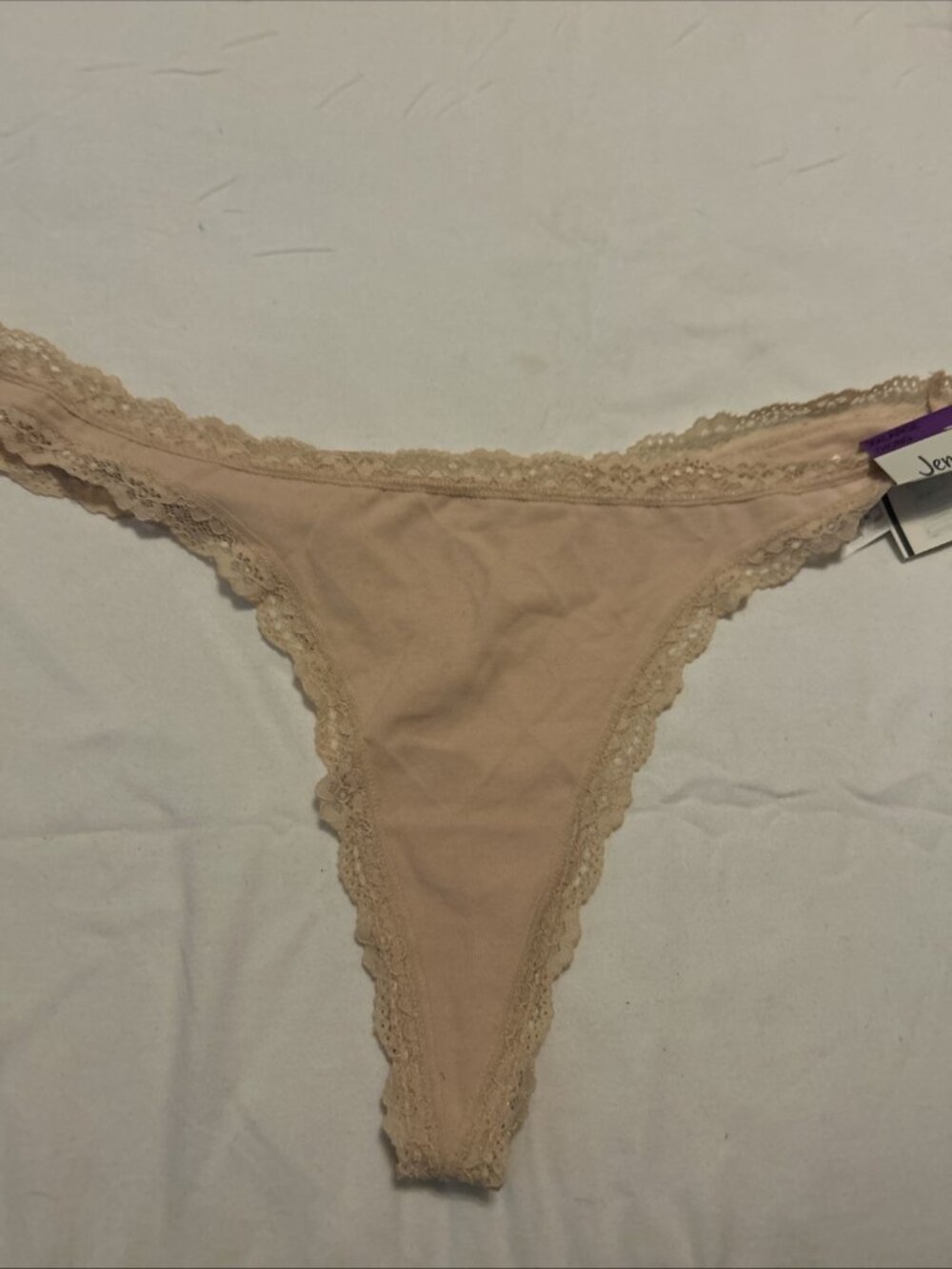 Jenni Woman’s Plus Size Size XXL  Women’s Panties Thongs Beige Nude Color New